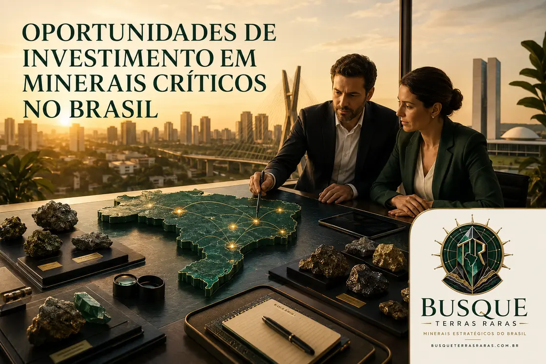 Oportunidades de investimento em minerais críticos no Brasil