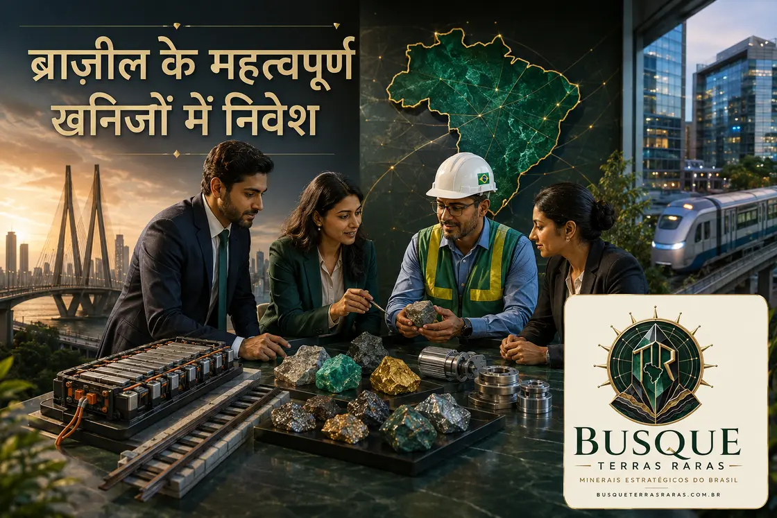 ब्राज़ील के महत्वपूर्ण खनिजों में निवेश