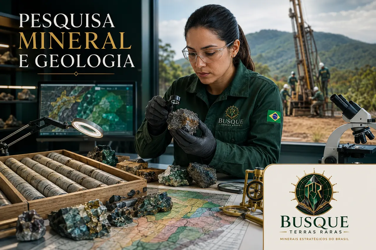 Pesquisa mineral e geologia