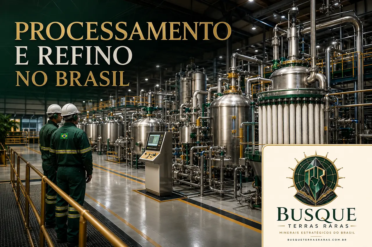 Processamento e refino no Brasil