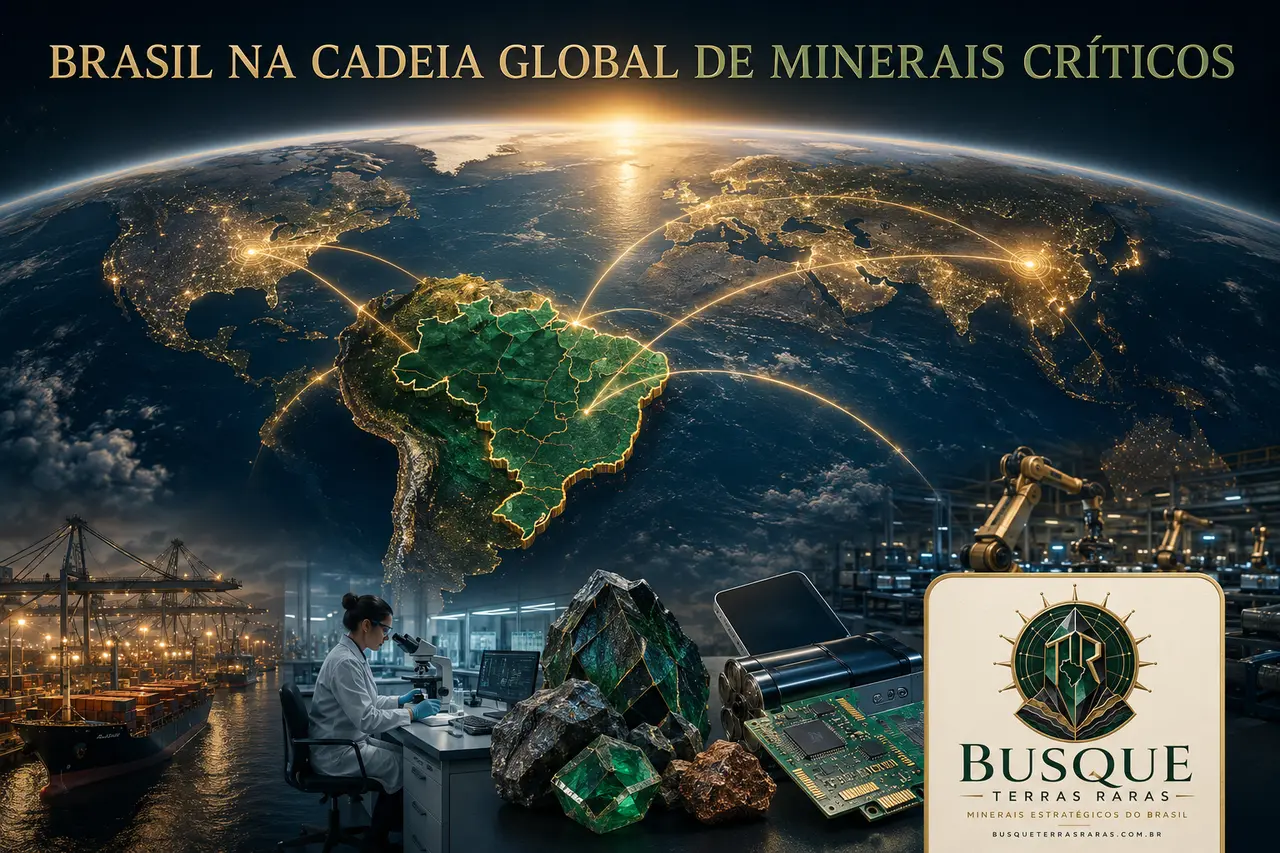 Brasil na cadeia global de minerais críticos